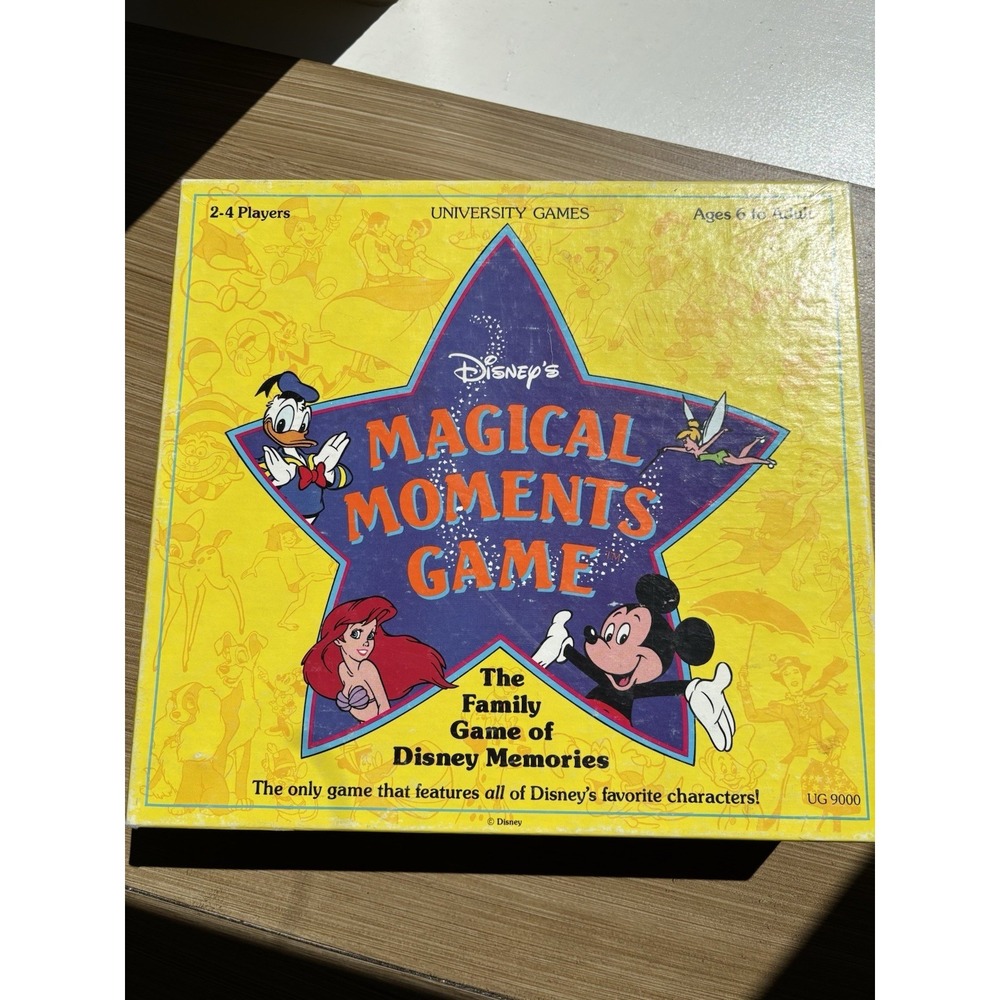 Vintage Magical Moments The Family Game Of Disney Memories 1991 Made In USA 90s